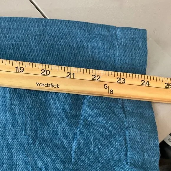 Bryn Walker Womens XL Linen Jacket Blue Teal Turquoise Made In USA Lagenlook - Picture 8 of 12